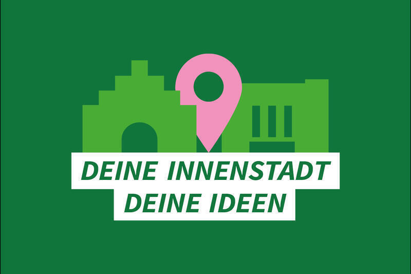 Logo des Förderfonds Deine Innenstadt – Deine Ideen.